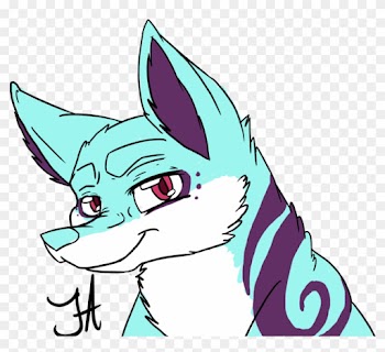 Art Trade With Sky By Anime Chibi Wolf - Cartoon