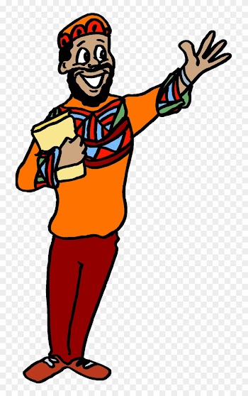 Art,transparent,red - African People Cartoon Png
