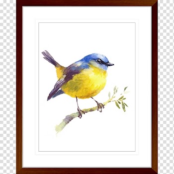 Art Watercolor painting Bird Oil painting, Bird transparent background PNG clipart