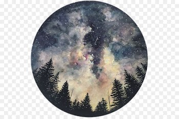 Art Watercolor painting Drawing Sketchbook - night sky 