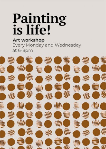 Art workshop poster template vector | Free Vector Template - rawpixel