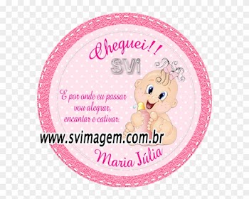 Arte Para Adesivos, Tags E Carão De Agradecimento - Baby Shower
