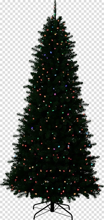 Artificial Christmas tree Christmas ornament Christmas decoration, Black Christmas tree transparent background PNG clipart
