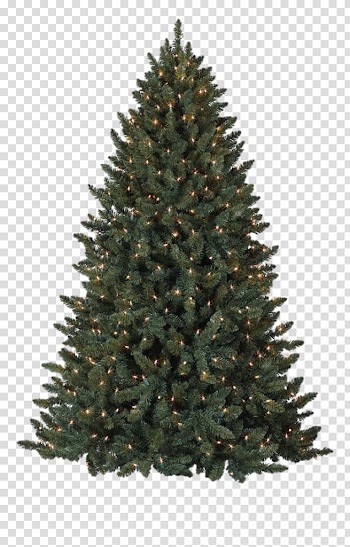 Artificial Christmas tree Pre-lit tree, christmas tree transparent background PNG clipart