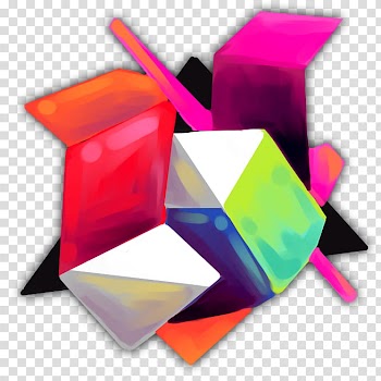ARTIFICIAL GIRL Icon Set, AG_App, multicolored abstract illustration transparent background PNG clipart