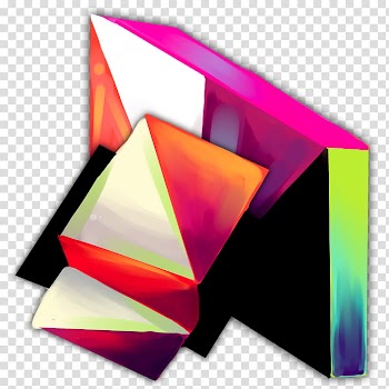 ARTIFICIAL GIRL Icon Set, AG_folder_mail, multicolored abstract illustration transparent background PNG clipart