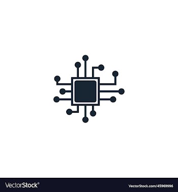 artificial intelligence creative icon from
