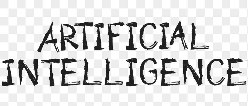 Artificial intelligence png word sticker | Free PNG - rawpixel