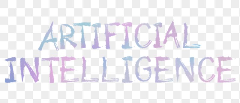 Artificial intelligence png word sticker | Free PNG - rawpixel