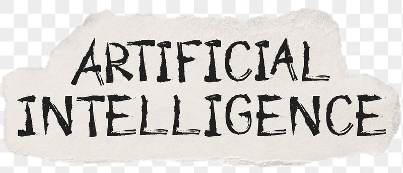 Artificial intelligence png word sticker | Free PNG - rawpixel