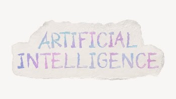 Artificial intelligence word, ripped paper | Free PSD - rawpixel