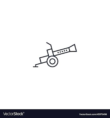 artillery creative icon from war icons collection