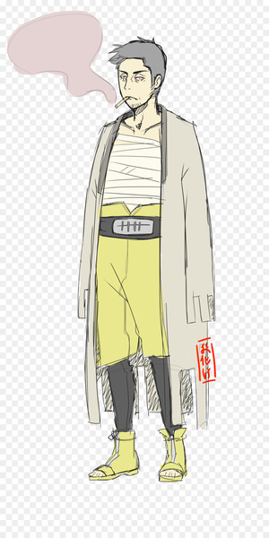 Artist Costume Illustration Human - akatsuki badge 