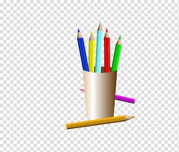 Artist Drawing Easel , Filled with color pencil pen transparent background PNG clipart