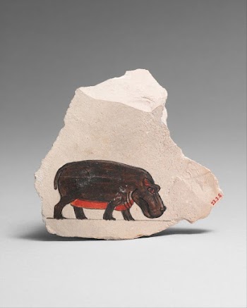 Artist's Painting of a Hippopotamus | Free Photo - rawpixel