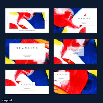 Artistic branding card | Free stock vector - 566742