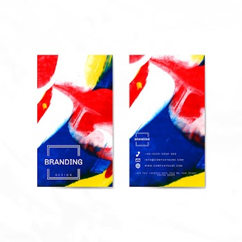 Artistic branding card | Free stock vector - 566757
