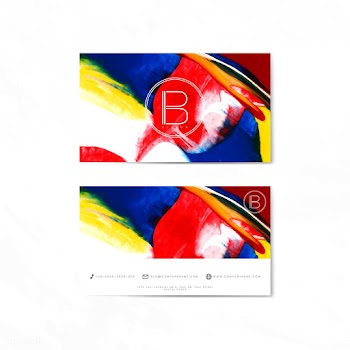 Artistic branding card | Free stock vector - 566764