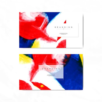 Artistic branding card | Free stock vector - 566769