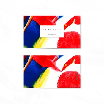 Artistic branding card | Free stock vector - 566770