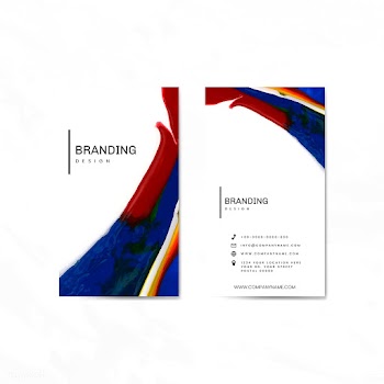 Artistic branding card | Free stock vector - 566772