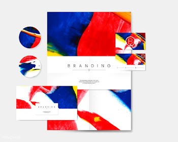 Artistic branding materials | Free stock vector - 566732