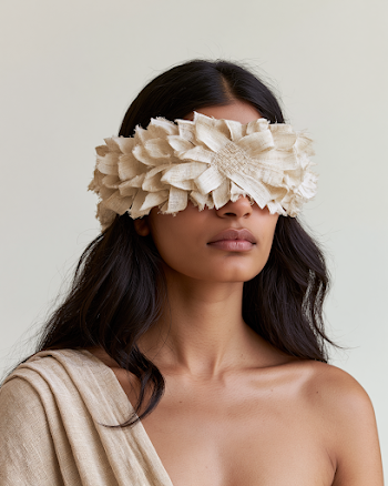 Artistic Couture Headpiece Portrait