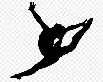 Artistic gymnastics Silhouette Split Clip art - gymnastics 