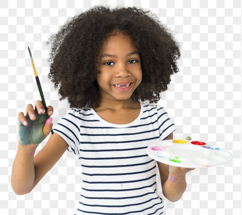 Artistic kid png sticker, transparent | Free PNG - rawpixel