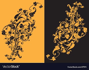 Artistic swirls vector image