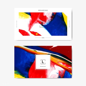 Artistic website branding templates | Free stock vector - 575317