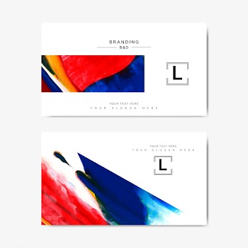 Artistic website branding templates | Free stock vector - 575322