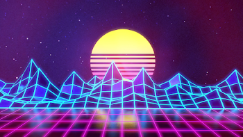 ArtStation - Synthwave – Neon 80's – Background, Rafaël De Jongh