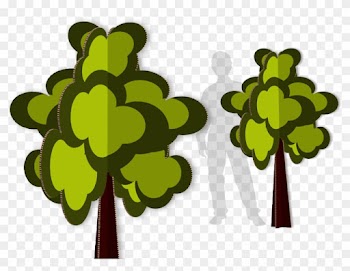 Arvore Decorativa Copy - Tree Cardboard Cutout