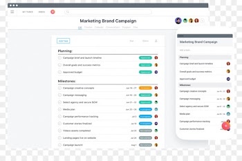 Asana, Project Management Software, Task Management, Text, Web Page PNG