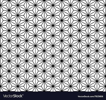 Asanoha vector image