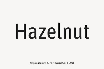 Asap Condensed open source font | Free Font Add-on - rawpixel