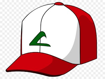 Ash Ketchum Hat Cap - Red and white baseball cap 