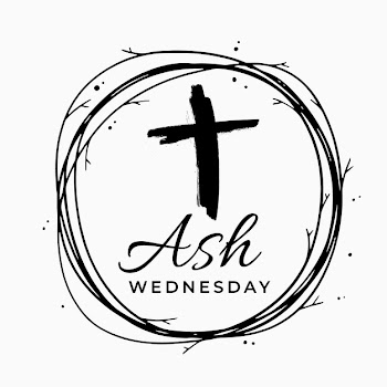 Ash wednesday lettering with black cross Free Vector