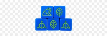Ashes: Rise Of The Phoenixborn - Blue Natural Dice