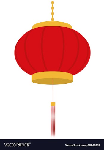 asian chinese red festival lantern