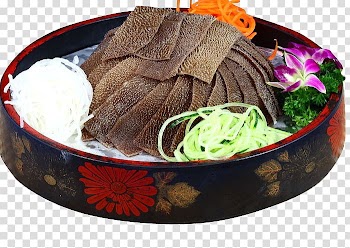 Asian cuisine Cattle Tripe Chinese cuisine Vegetable, Tripe salad transparent background PNG clipart