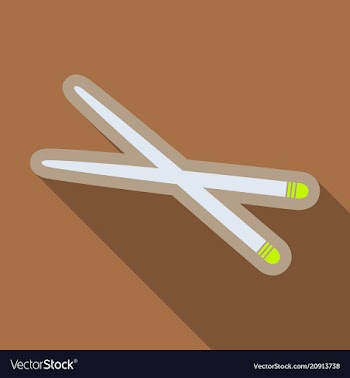 Asian cuisine traditional food culture objects vector image