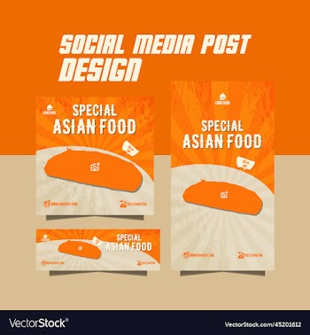 asian food menu flyer delicious food poster design