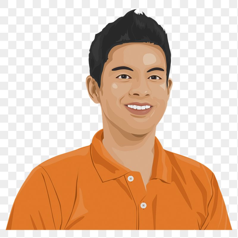 Asian man png, smiling character | Free PNG - rawpixel