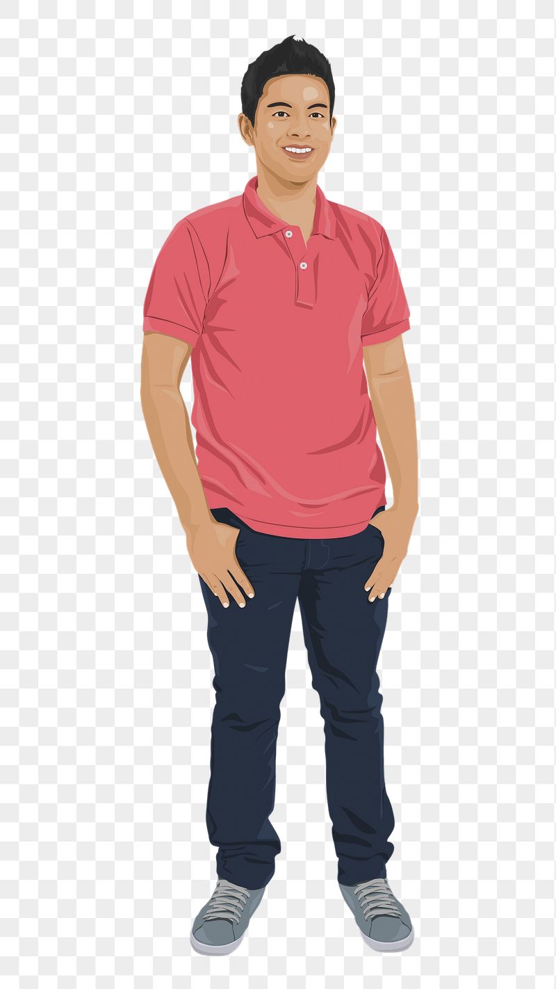 Asian man png sticker, full | Free PNG - rawpixel