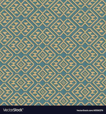 asian mosaic arabesque abstract seamless pattern