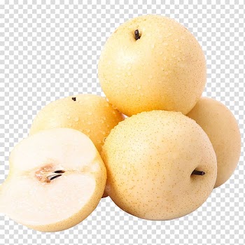 Asian pear Pyrus × bretschneideri Pyrus nivalis Fruit Williams pear, Delicious Crown Pear transparent background PNG clipart