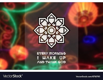  					Asian religious ornament vector image														
