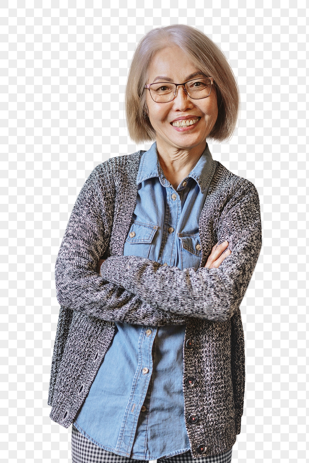 Asian senior woman png, transparent | Free PNG - rawpixel
